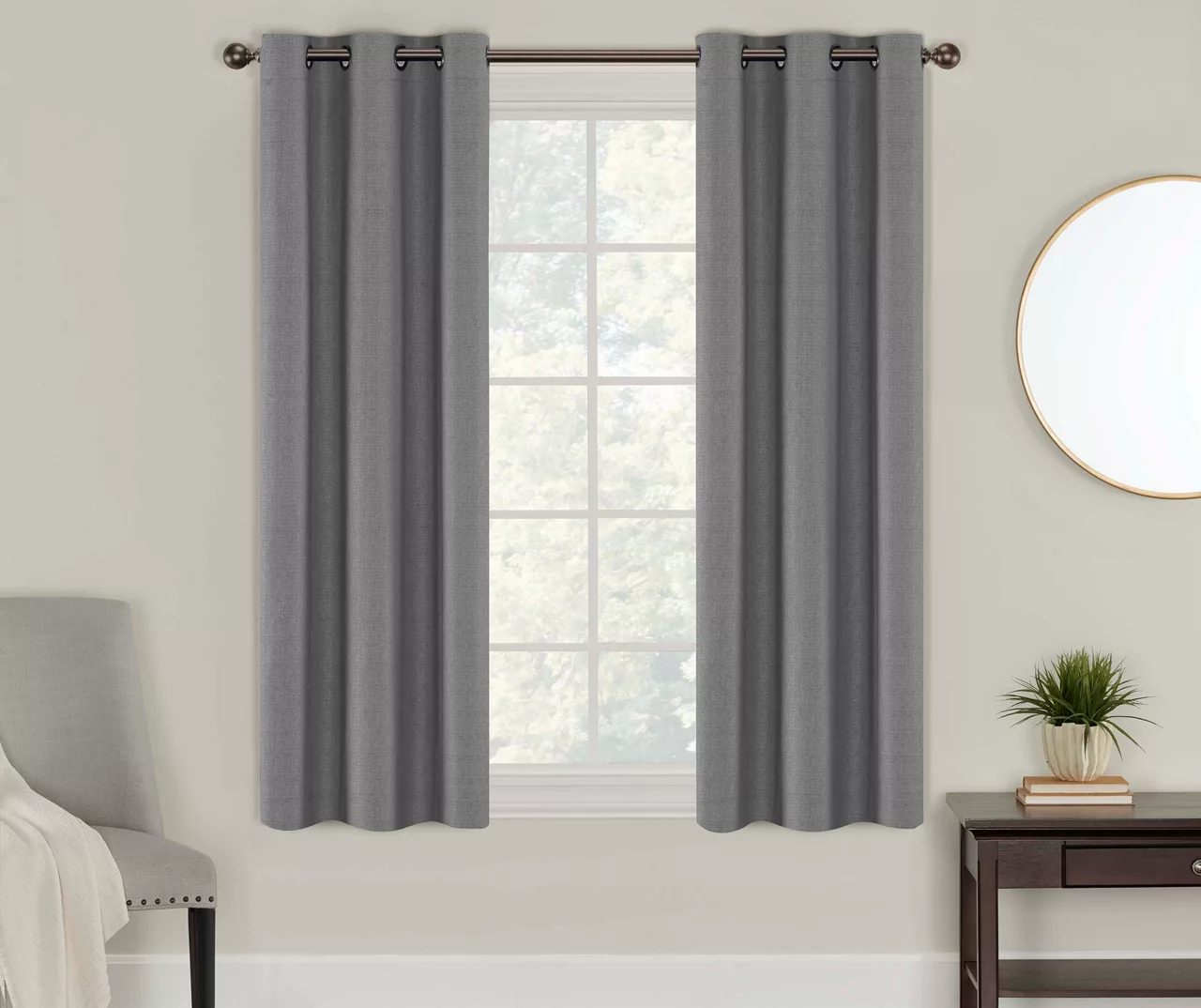 Eclipse Powell Blackout Grommet Curtain Panel Pair 3 Eclipse Powell Blackout Grommet Curtain Panel Pair - Image 3