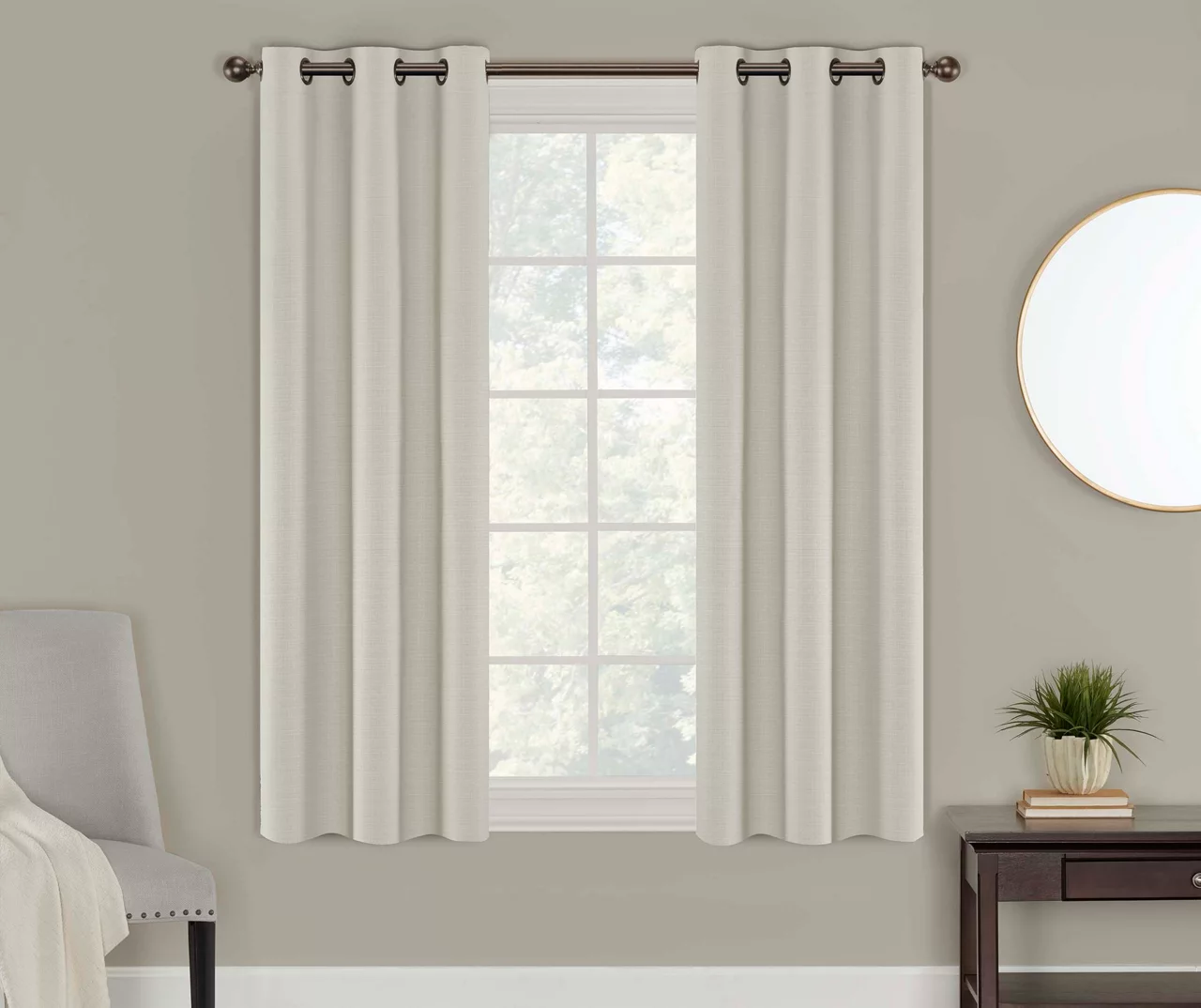 Eclipse Powell Blackout Grommet Curtain Panel Pair 9 Eclipse Powell Blackout Grommet Curtain Panel Pair - Image 9