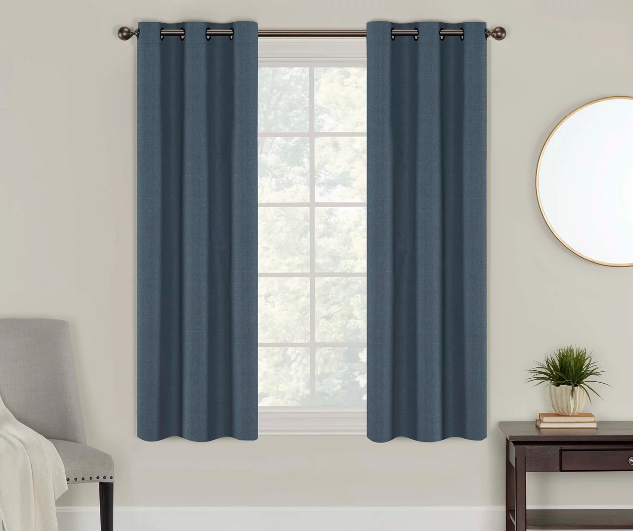 Eclipse Powell Blackout Grommet Curtain Panel Pair 5 Eclipse Powell Blackout Grommet Curtain Panel Pair - Image 5