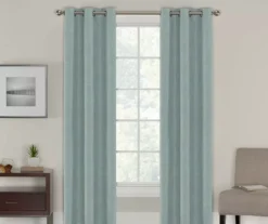 Eclipse Alec Crosshatch Blackout Grommet Curtain Panel Pair -Cuisinart Store 810538075