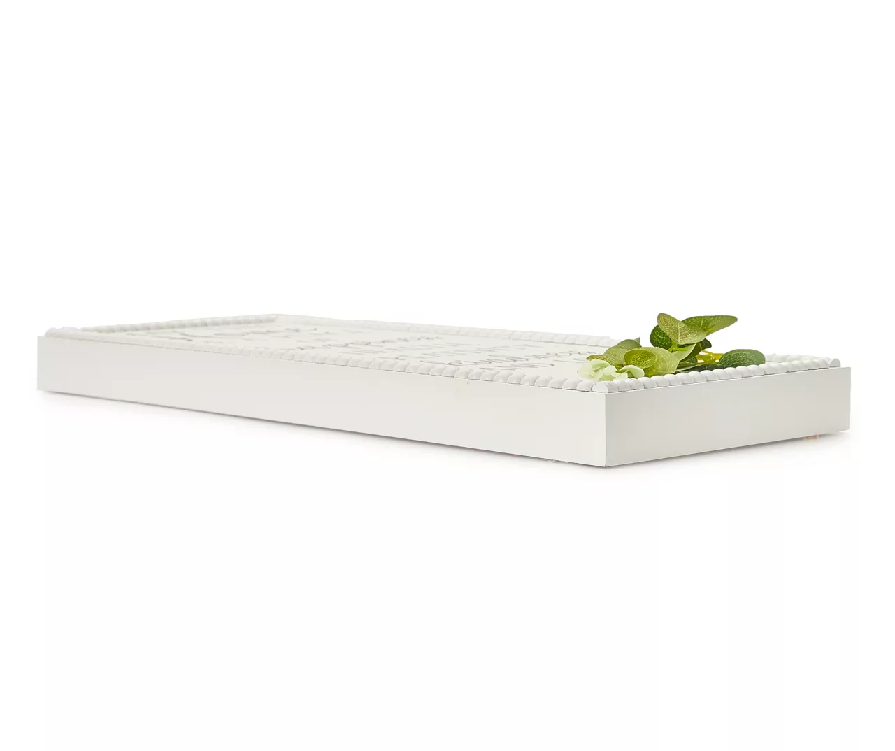 "A Place Of Happiness" White & Green Greenery Sentiment Plaque 2 "A Place Of Happiness" White & Green Greenery Sentiment Plaque - Image 2