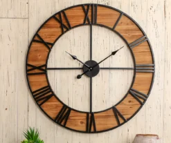 Tan 30" Farmhouse Wall Clock 9 Tan 30" Farmhouse Wall Clock -Cuisinart Store 810539008 5