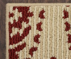 Red & White Medallion Accent Rug, (20" X 60") -Cuisinart Store 810539127 4