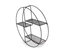 Steel 3-Tier Circle Wall Shelf -Cuisinart Store 810541189 5