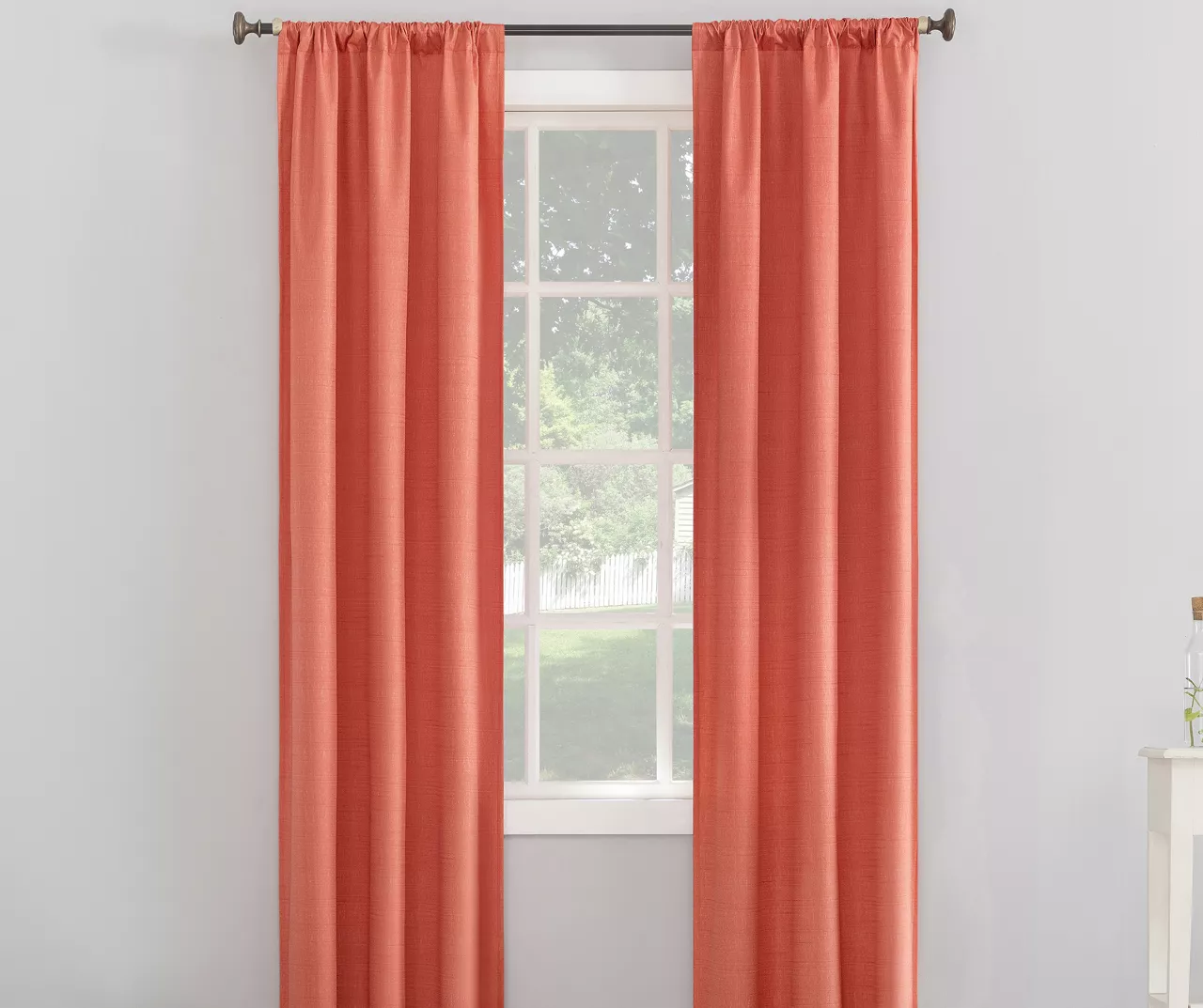 Real Living Reggie Textured Blackout Rod Pocket Curtain Panel 3 Real Living Reggie Textured Blackout Rod Pocket Curtain Panel - Image 3