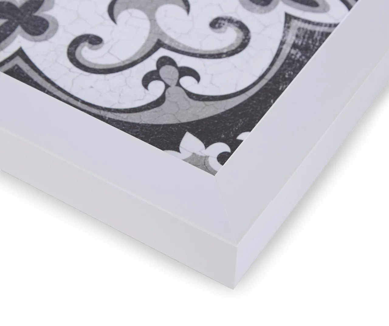 Black & White Tiles 3-Piece Gel-Coated Wall Art Set 5 Black & White Tiles 3-Piece Gel-Coated Wall Art Set - Image 5