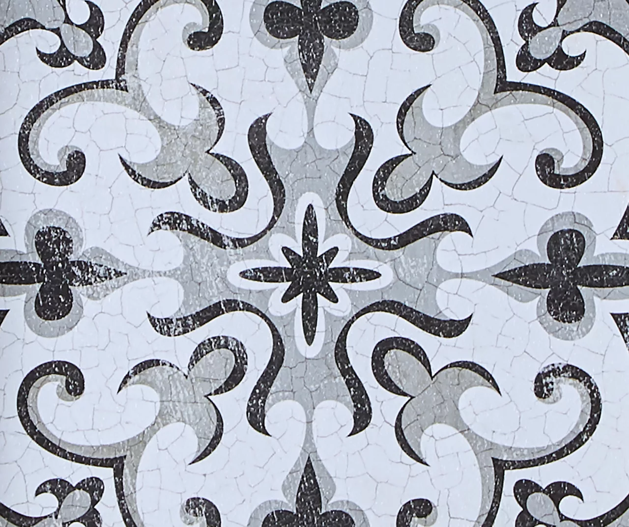 Black & White Tiles 3-Piece Gel-Coated Wall Art Set 7 Black & White Tiles 3-Piece Gel-Coated Wall Art Set - Image 7