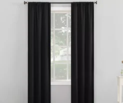 Real Living Reggie Textured Blackout Rod Pocket Curtain Panel