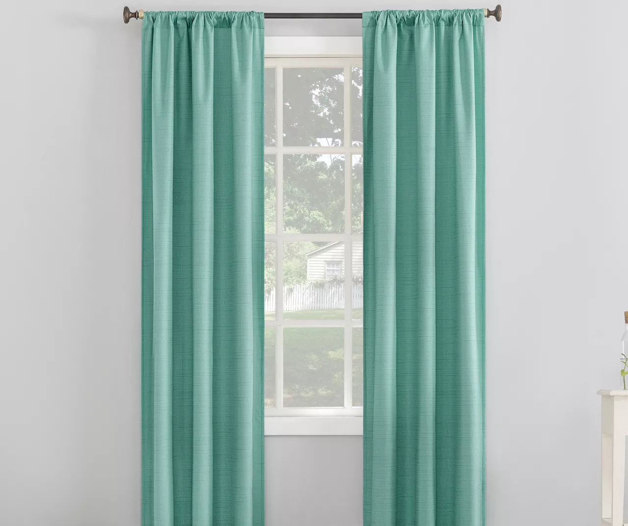 Real Living Reggie Textured Blackout Rod Pocket Curtain Panel 2 Real Living Reggie Textured Blackout Rod Pocket Curtain Panel - Image 2