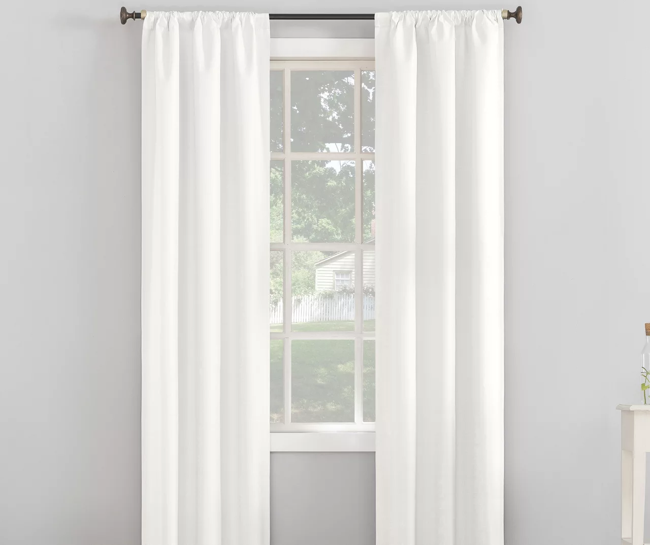 Real Living Reggie Textured Blackout Rod Pocket Curtain Panel 7 Real Living Reggie Textured Blackout Rod Pocket Curtain Panel - Image 7