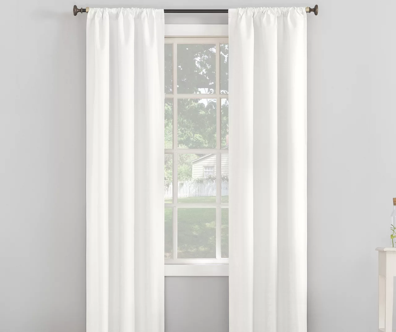 Real Living Reggie Textured Blackout Rod Pocket Curtain Panel 6 Real Living Reggie Textured Blackout Rod Pocket Curtain Panel - Image 6