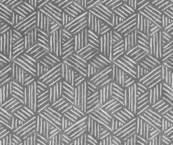 Gray Geometric Quill Blackout Rod Pocket Curtain Panel, (84") 7 Gray Geometric Quill Blackout Rod Pocket Curtain Panel, (84") -Cuisinart Store 810542218 3