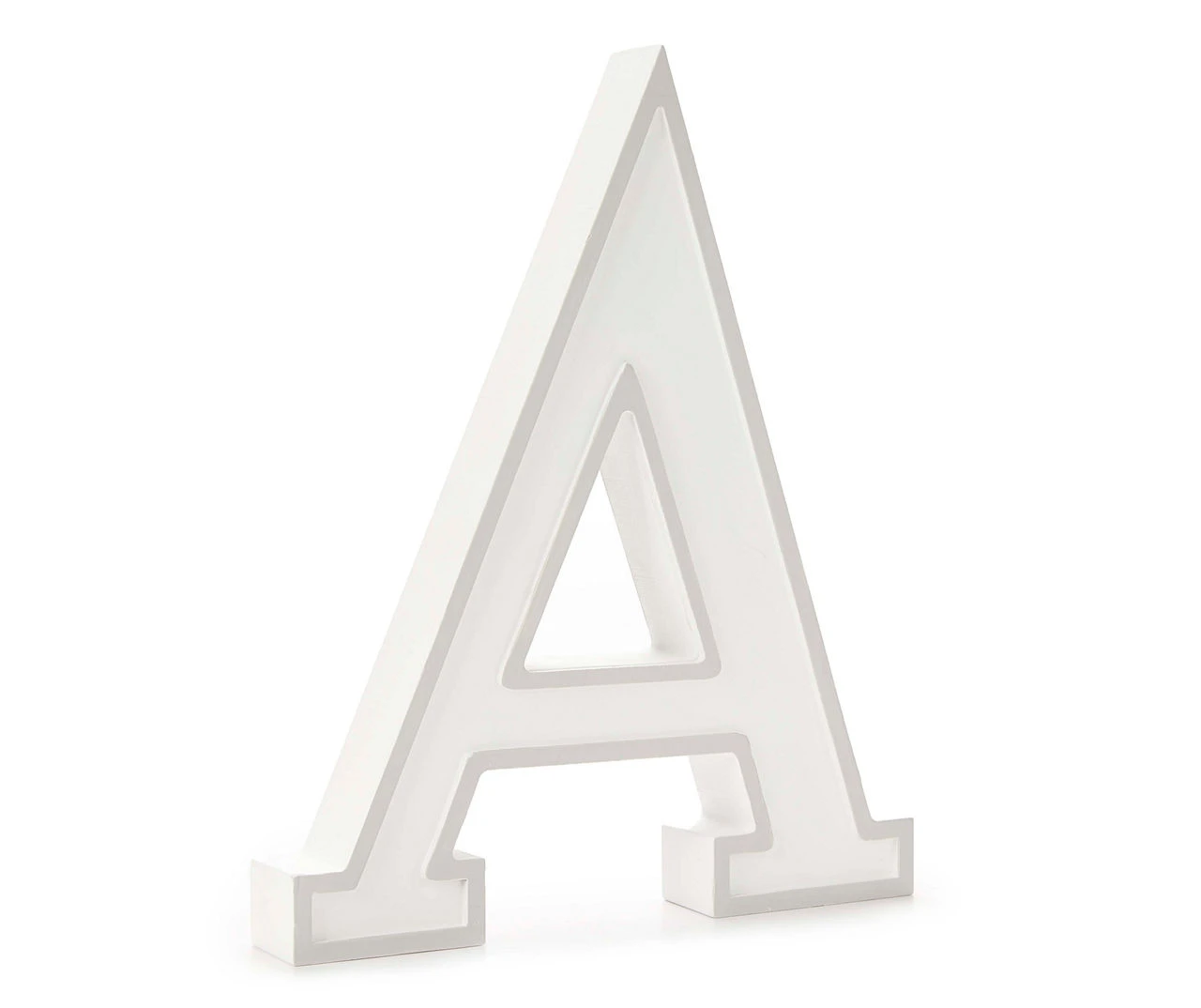 Monogram Gray Wash Tabletop Letter Plaque 17 Monogram Gray Wash Tabletop Letter Plaque - Image 17