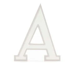 Monogram Gray Wash Tabletop Letter Plaque 23 Monogram Gray Wash Tabletop Letter Plaque -Cuisinart Store 810544004