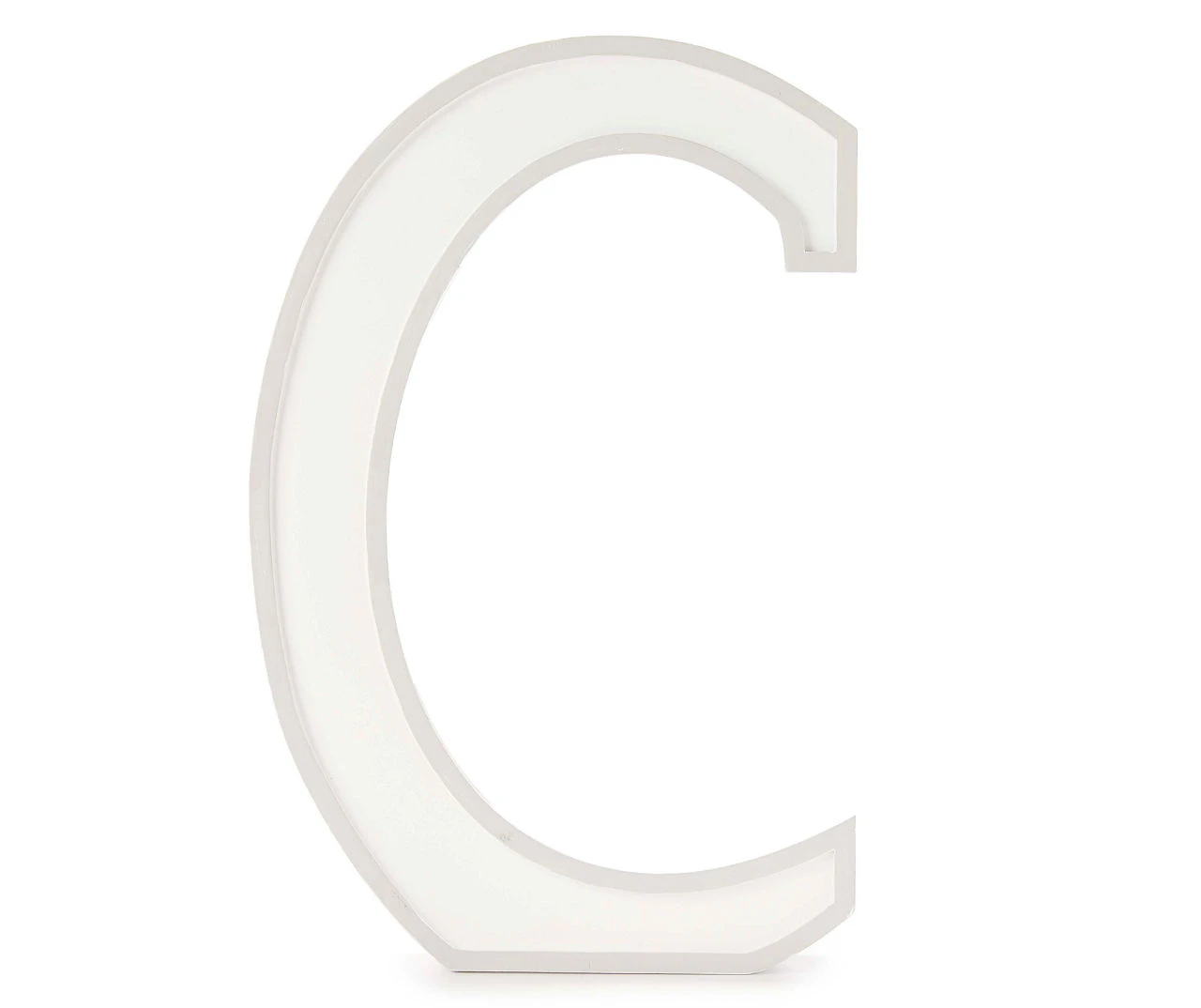 Monogram Gray Wash Tabletop Letter Plaque 5 Monogram Gray Wash Tabletop Letter Plaque - Image 5