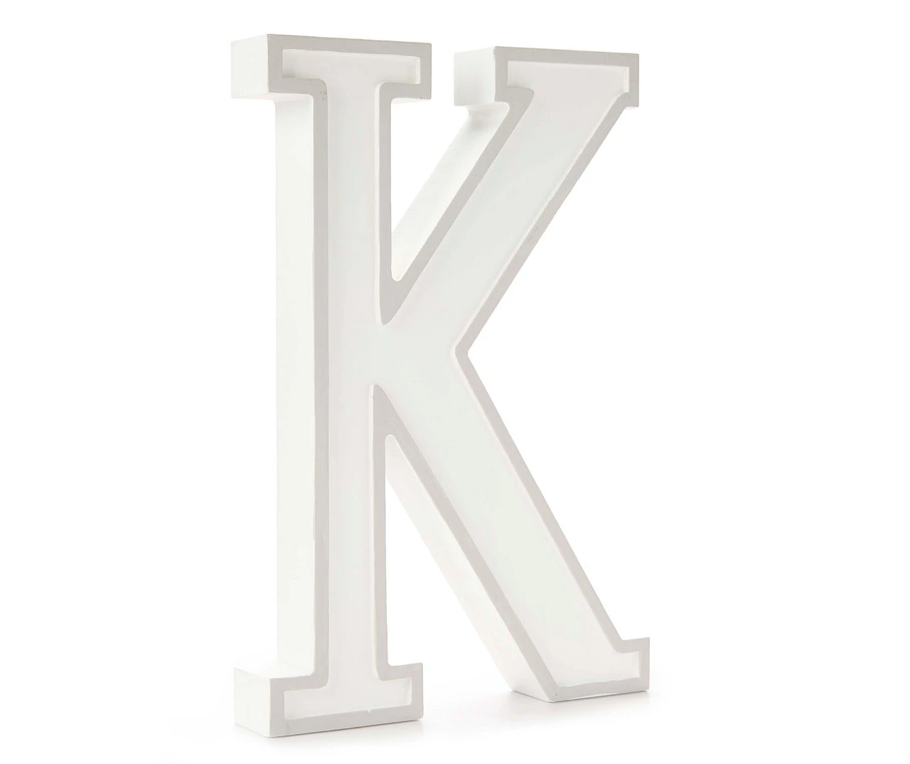 Monogram Gray Wash Tabletop Letter Plaque 11 Monogram Gray Wash Tabletop Letter Plaque - Image 11