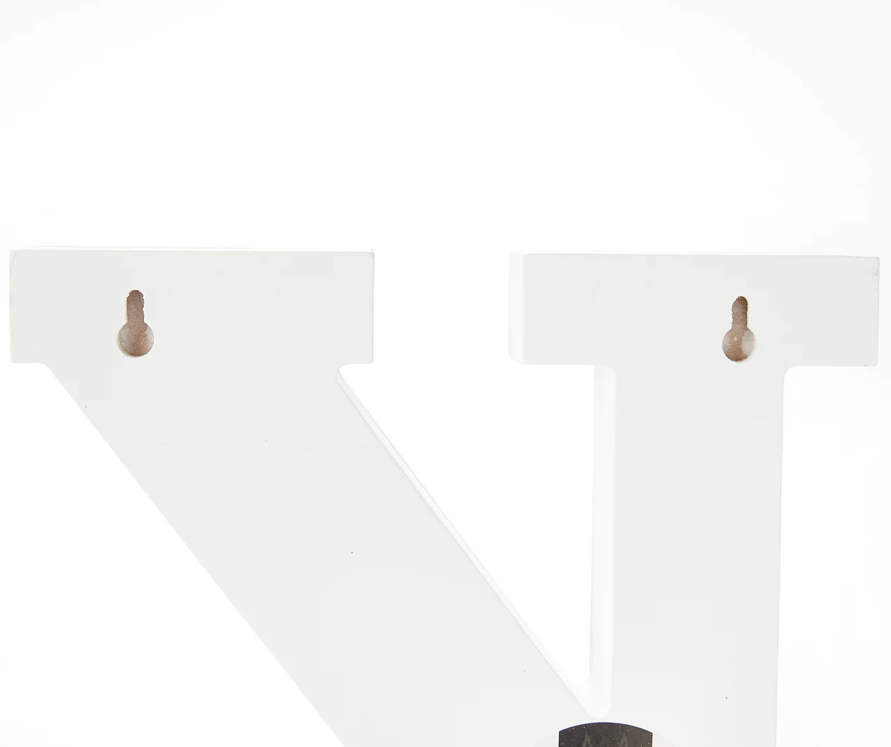 Monogram Gray Wash Tabletop Letter Plaque 12 Monogram Gray Wash Tabletop Letter Plaque - Image 12