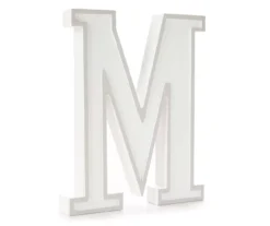 Monogram Gray Wash Tabletop Letter Plaque 26 Monogram Gray Wash Tabletop Letter Plaque -Cuisinart Store 810544008 1