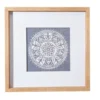 Blue & White Medallion Framed Print