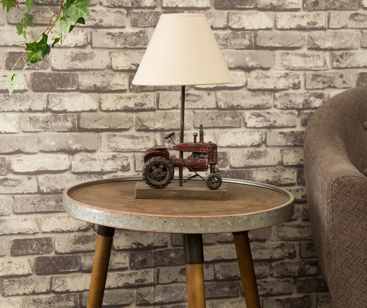 Brown Tractor Truck Table Lamp 2 Brown Tractor Truck Table Lamp - Image 2