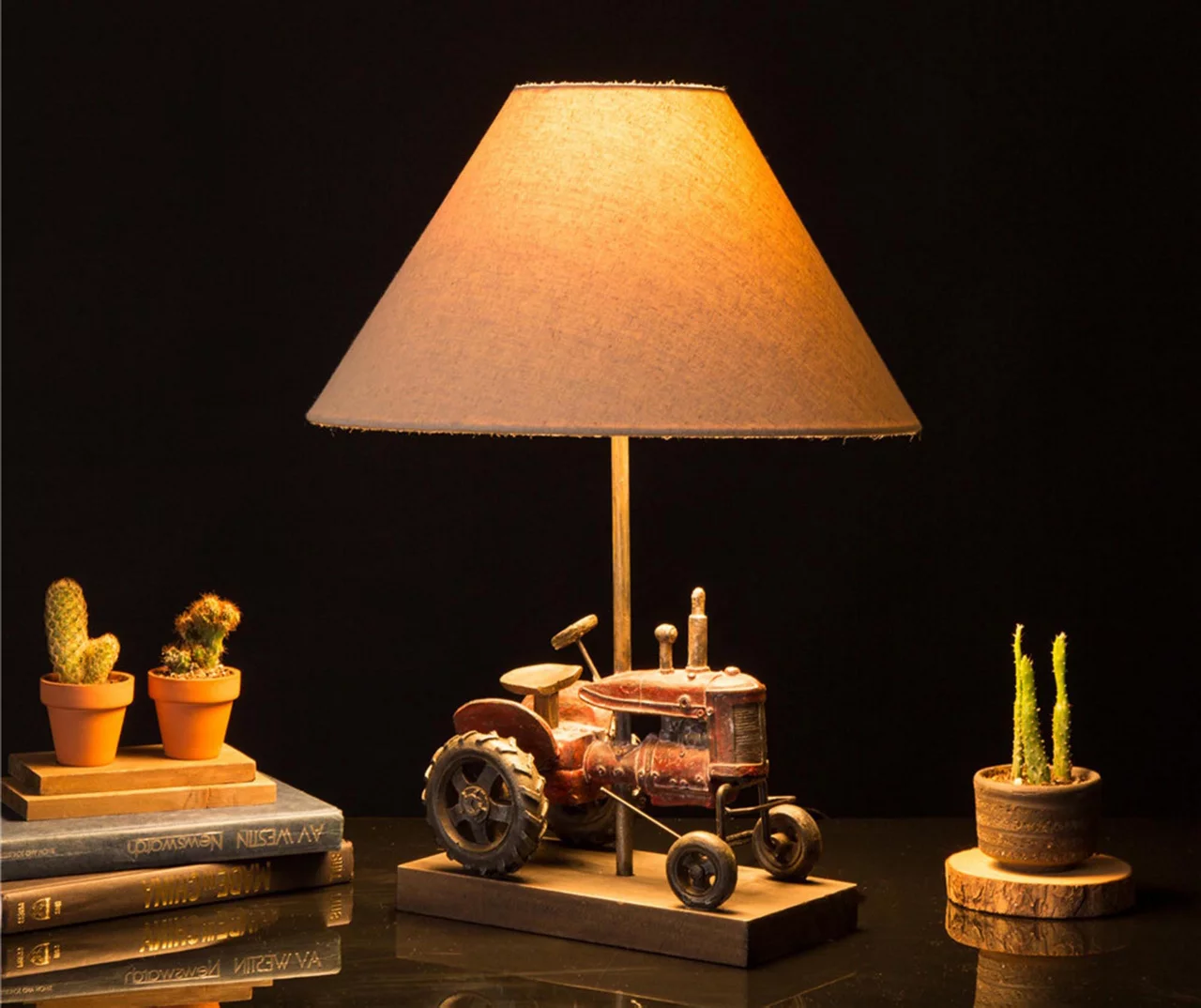 Brown Tractor Truck Table Lamp 5 Brown Tractor Truck Table Lamp - Image 5