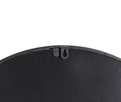 Black Quatrefoil-Accent Round Wall Mirror, (23.62") 15 Black Quatrefoil-Accent Round Wall Mirror, (23.62") -Cuisinart Store 810546448 8