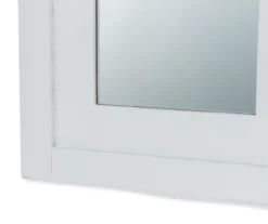 White Arching Windowpane Wall Mirror, (40.16") -Cuisinart Store 810546460 9