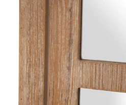 Natural Brown Arching Windowpane Wall Mirror, (40.16") 11 Natural Brown Arching Windowpane Wall Mirror, (40.16") -Cuisinart Store 810546463 6