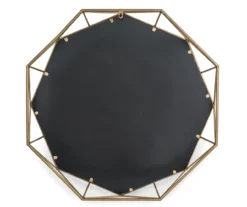 Gold Octagon Geometric-Border Wall Mirror, (28.15") 10 Gold Octagon Geometric-Border Wall Mirror, (28.15") -Cuisinart Store 810546468 3