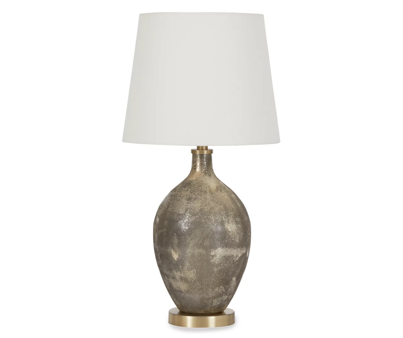 Gray & Gold Jemarie Glass Table Lamp 1 Gray & Gold Jemarie Glass Table Lamp