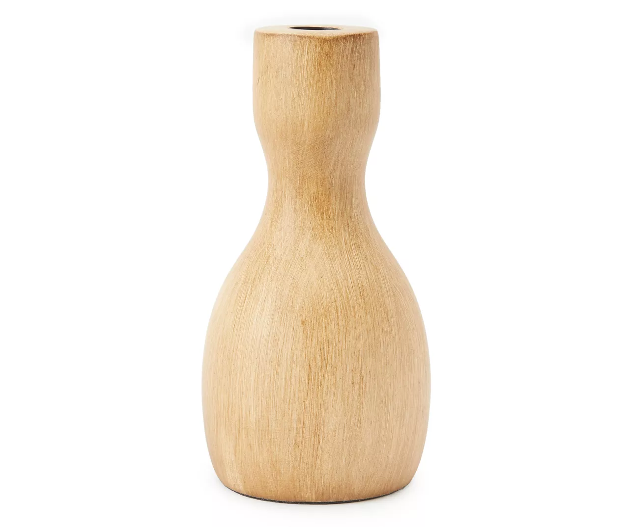 Brown Urn Taper Candle Holder, (10") 1 Brown Urn Taper Candle Holder, (10")