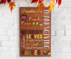 Colorful Thanksgiving Sentiments Hanging Wall Decor -Cuisinart Store 810547799 8