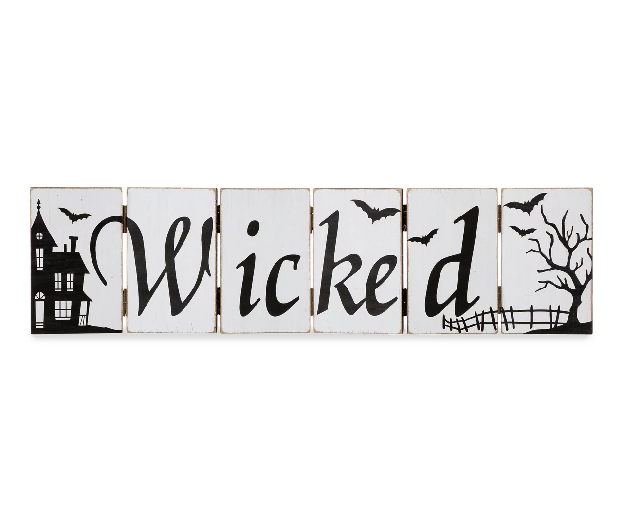 "Spooky" & "Wicked" Dual Sided Hinged Tabletop Decor 4 "Spooky" & "Wicked" Dual Sided Hinged Tabletop Decor - Image 4