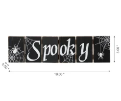 "Spooky" & "Wicked" Dual Sided Hinged Tabletop Decor 17 "Spooky" & "Wicked" Dual Sided Hinged Tabletop Decor -Cuisinart Store 810547838 8
