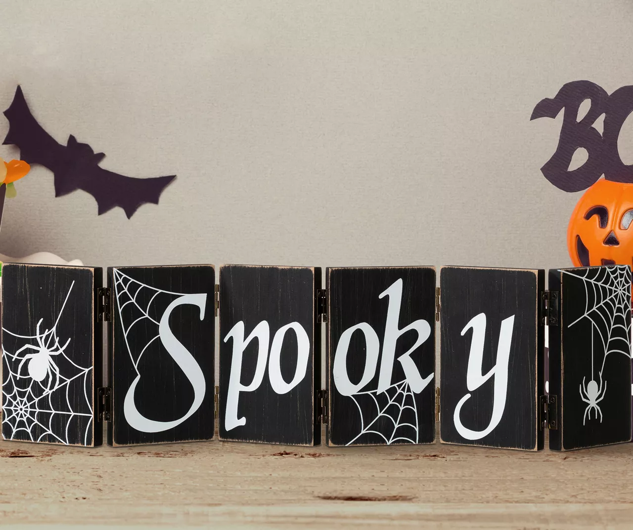 "Spooky" & "Wicked" Dual Sided Hinged Tabletop Decor 9 "Spooky" & "Wicked" Dual Sided Hinged Tabletop Decor - Image 9