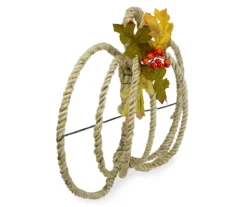 Northlight Leaf & Berry Rope Pumpkin Wall Decor -Cuisinart Store 810548159 3