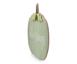 "Blessings" Green Pumpkin Hanging Wall Decor -Cuisinart Store 810548184 4