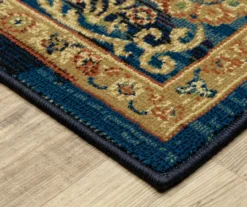 Ankur Blue & Gold Persian Pile Area Rug -Cuisinart Store 810551205 1