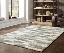 Hemimia Gray Geometric Shag Area Rug 39 Hemimia Gray Geometric Shag Area Rug -Cuisinart Store 810551208 12