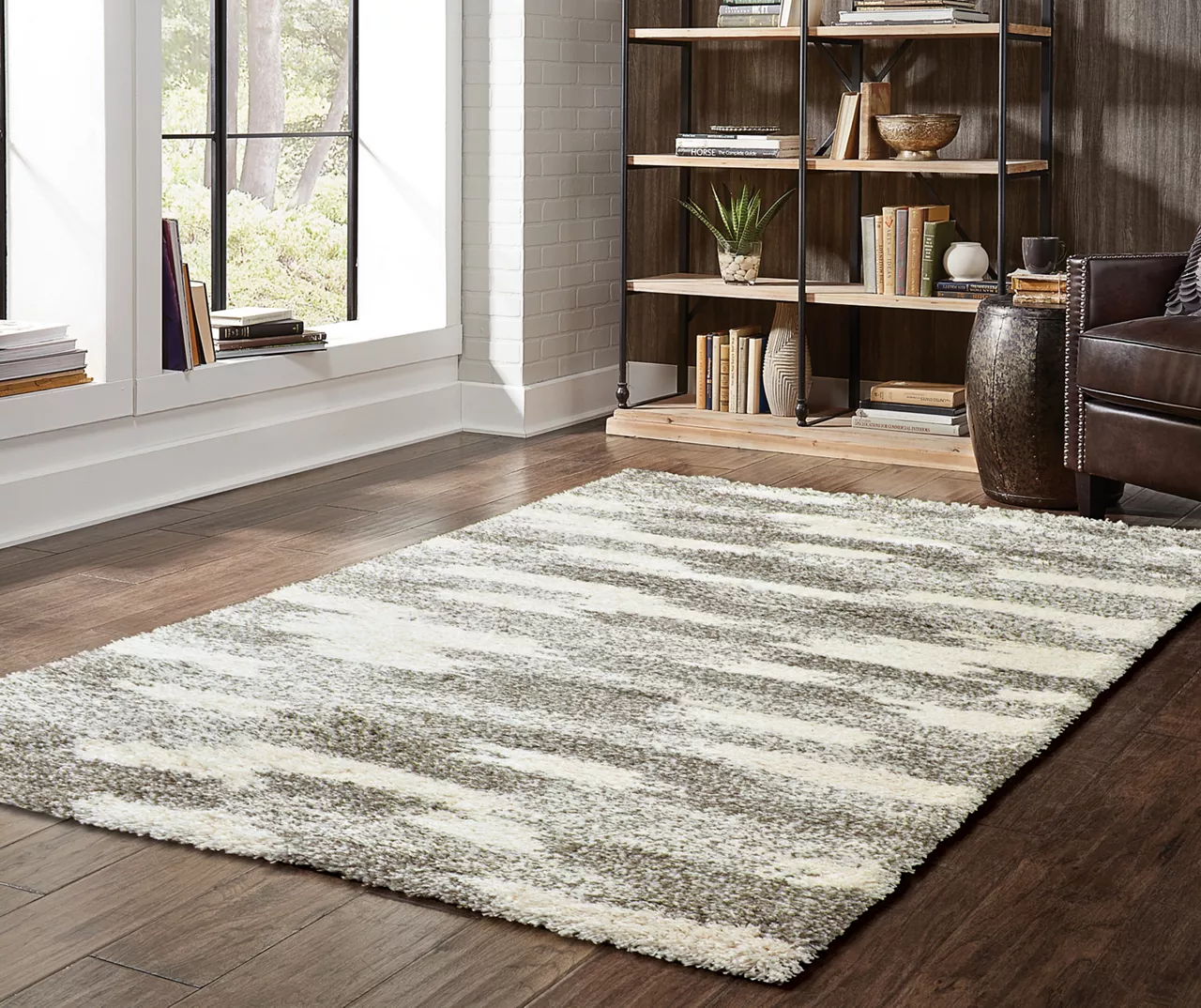 Hemimia Gray Geometric Shag Area Rug 20 Hemimia Gray Geometric Shag Area Rug - Image 20