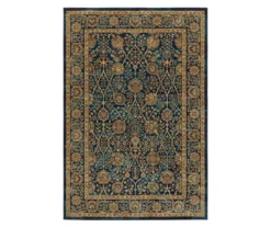Ankur Blue & Gold Persian Pile Area Rug -Cuisinart Store 810551249