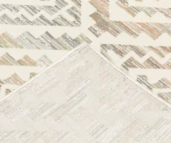 Capeita White & Earth-Tone Geometric Area Rug 35 Capeita White & Earth-Tone Geometric Area Rug -Cuisinart Store 810551264 6