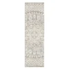 Capetah Ivory Floral Area Rug, (2.3' X 7.6')
