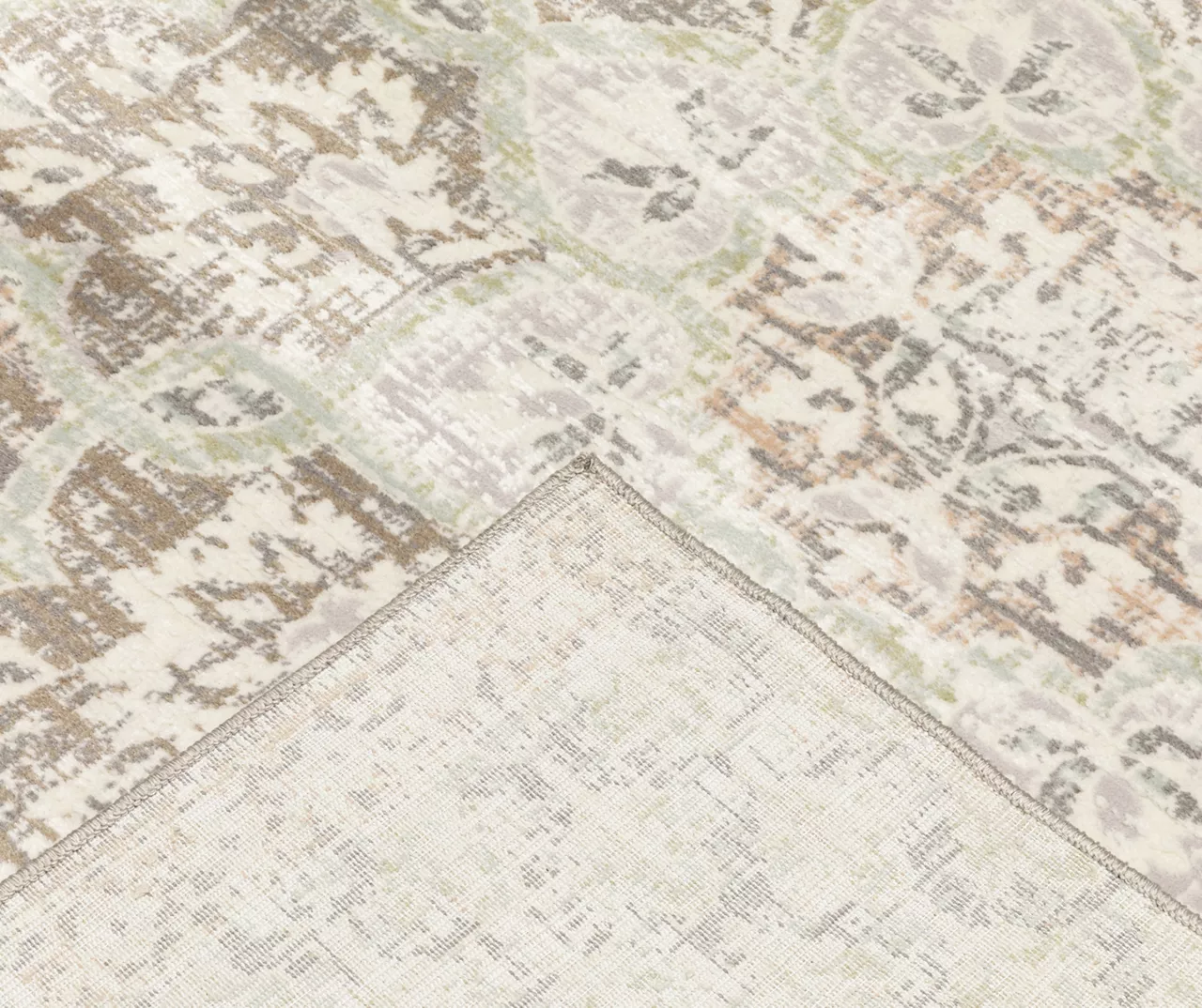 Capetah Ivory Floral Area Rug, (7.1' X 10.1') 5 Capetah Ivory Floral Area Rug, (7.1' X 10.1') - Image 5