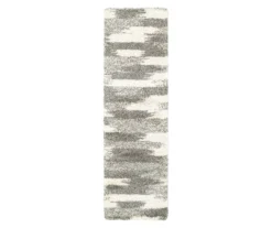Hemimia Gray Geometric Shag Area Rug 22 Hemimia Gray Geometric Shag Area Rug -Cuisinart Store 810551355