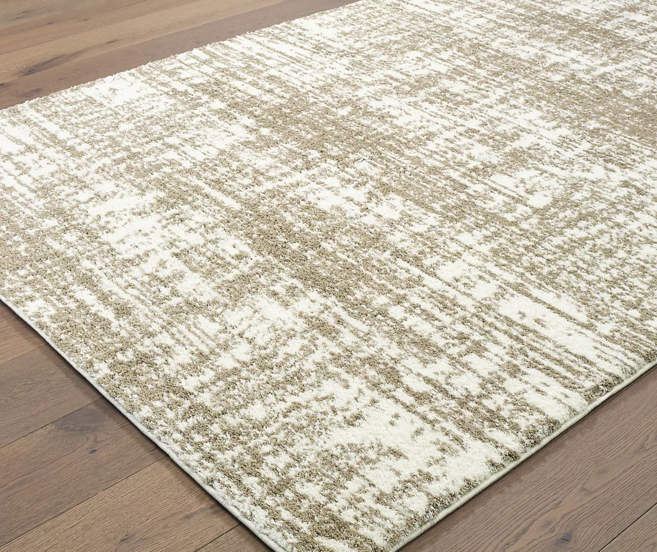 Veda Ivory & Brown Distressed Area Rug 13 Veda Ivory & Brown Distressed Area Rug - Image 13