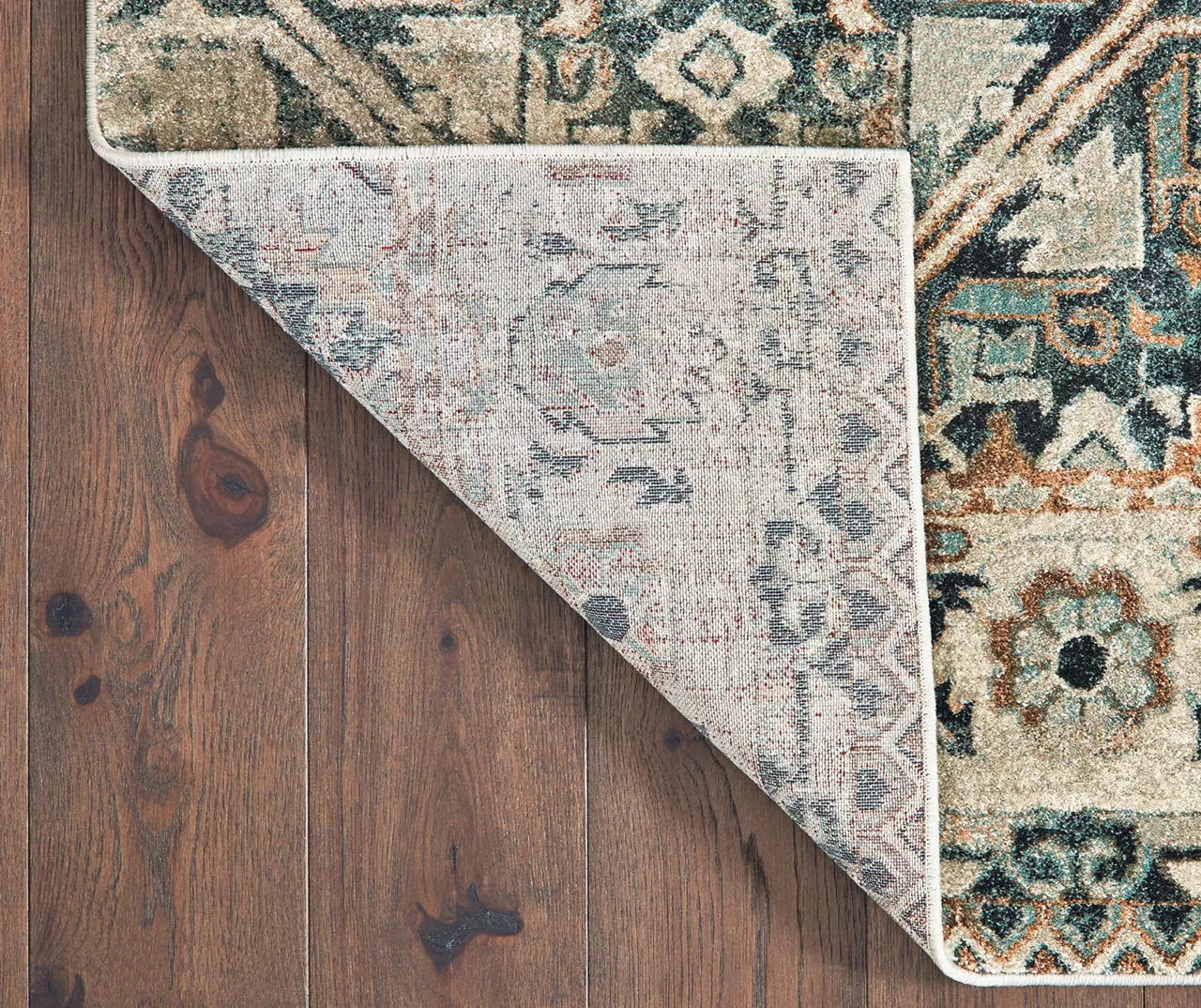 Raleek Blue & Ivory Geometric Area Rug 18 Raleek Blue & Ivory Geometric Area Rug - Image 18