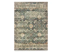Raleek Blue & Ivory Geometric Area Rug 22 Raleek Blue & Ivory Geometric Area Rug -Cuisinart Store 810551415
