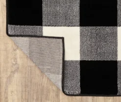 Geoffri Black & White Plaid Area Rug -Cuisinart Store 810551450 4