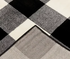 Geoffri Black & White Plaid Area Rug -Cuisinart Store 810551450 5